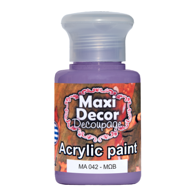 Ακρυλικό Χρώμα 60ml Maxi Decor Μωβ MA042_MA042060